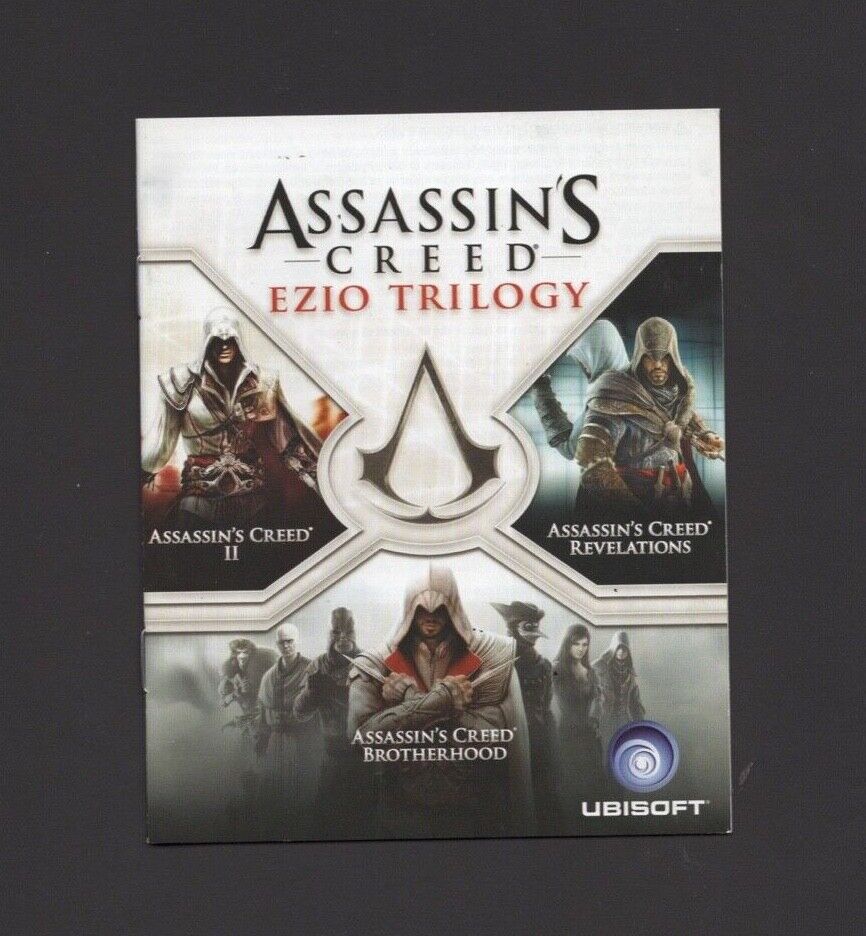 6 GAME PACK! ASSASSIN'S CREED PS3 LOT! All manuals & inserts