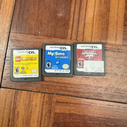 Lot Of 3 Sims Lego Tony Hawk Nintendo Ds Games. Free Shipping - Picture 1 of 2