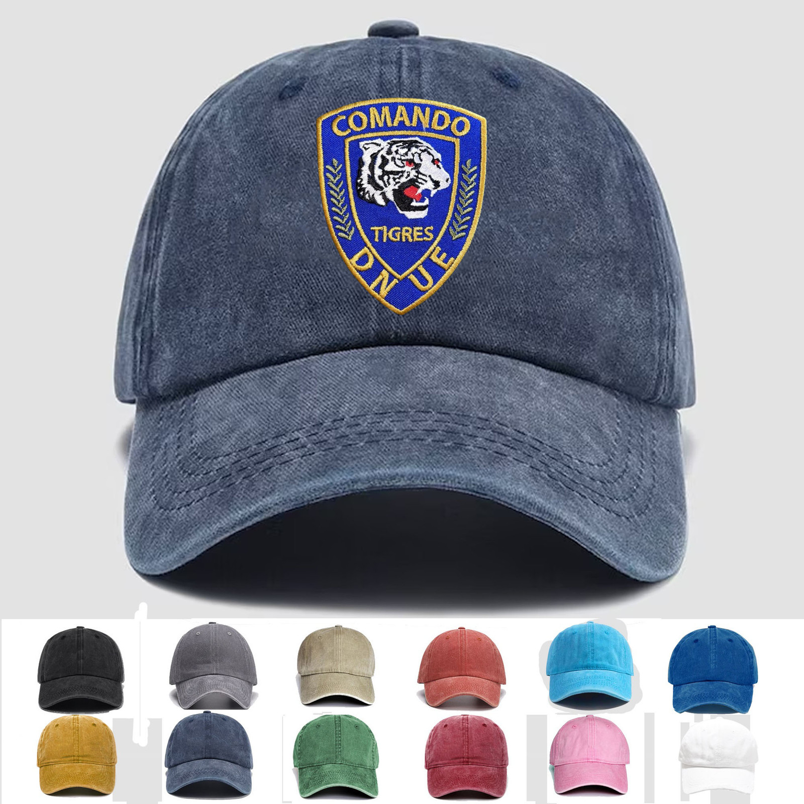 Custom Embroidered Hat Honduras Army Comando Tigres DNUE, Trucker Hat, Gift Idea