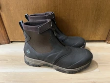 NWOT Original Muck Boot Company Men's Apex Mid Zip Ankle Boot Brown Size 14 $165