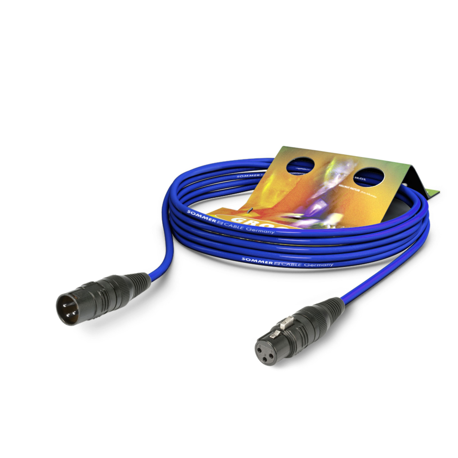 Микрофонкабель Sommer Cable SGCE-0300 BL длиной 3 м