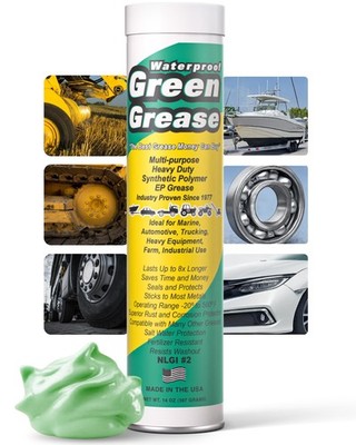 Ultra Heavy Duty Green Grease Tube (14oz, 1 Pack) for Grease Gun   NLGI 2