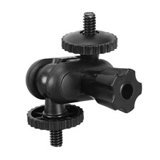 Double 1/4 Inch Male Threaded Screw Adapter Double Head Studs Camera Mount