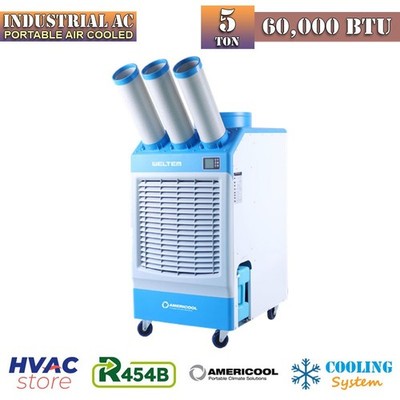 AmeriCool 5 Ton 60000 BTU Industrial Portable Air Conditioner 230V 1-Phase R454B