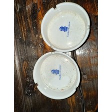 Vintage Ritz-Carlton Hotel Ashtray Set of 2 Car Ashtrays collectible tobacciana