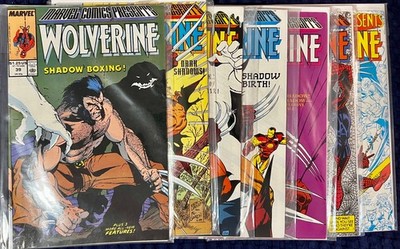MCP: Wolverine #39, 43, 44, 45, 47, 49+50. '89-'90 **V. VGC - Bagged & Carded**