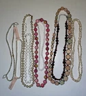 Vintage Costume Jewelry Lot of 7 Necklaces & 2 Accessories for Dresses