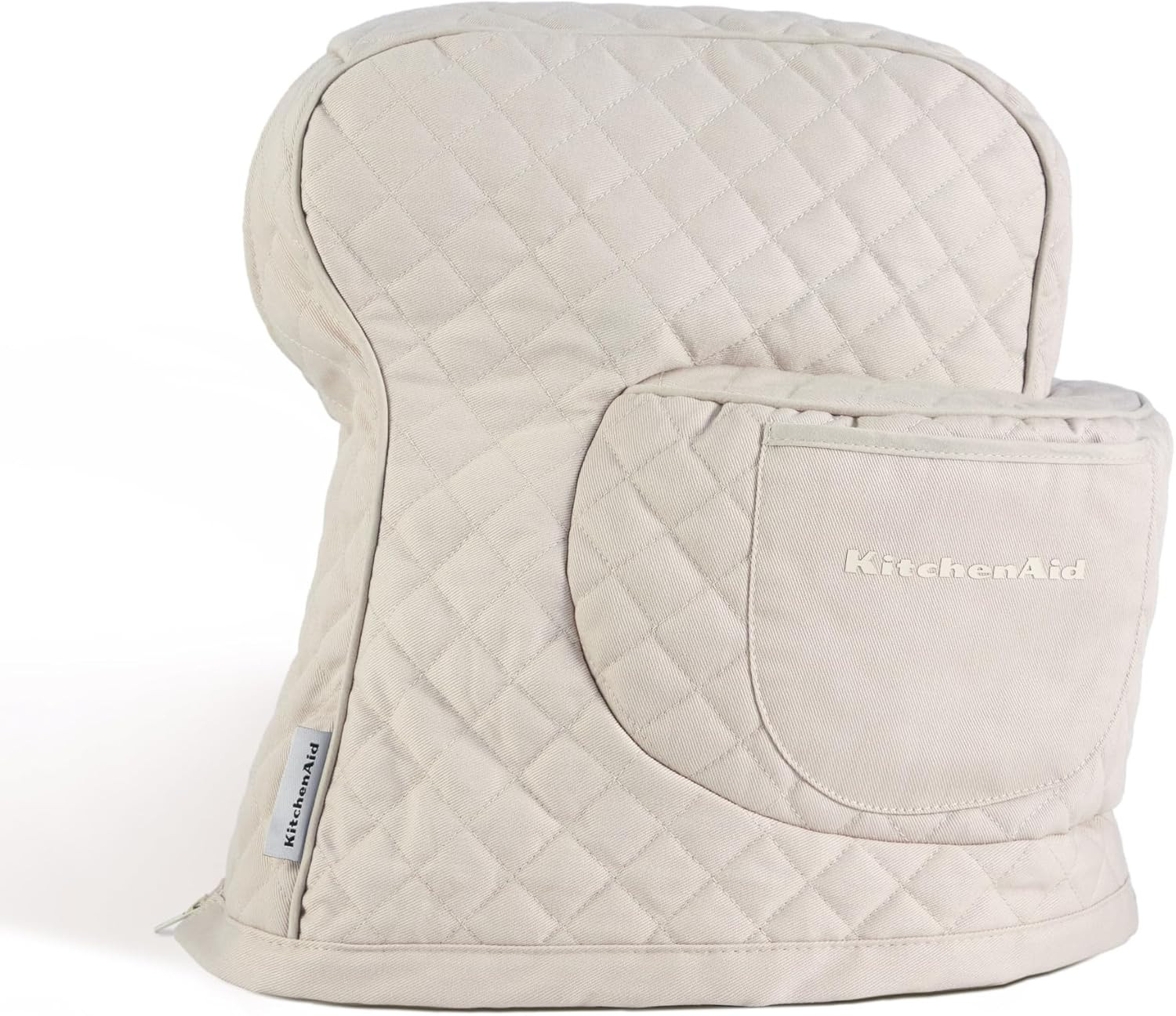 KITCHENAID Fitted Tilt-Head Stand Mixer Cover with Storage Pocket, Quilted 100%