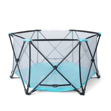 My Play Aqua Portable Play Yard - Indoor  Outdoor, Unisex, 6-Panel, Washable