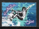 AUSTRALIA 2006 EXTREME SPORT 50c SURFING STAMP USED.