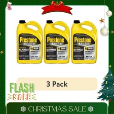 (3 pack) Prestone Platinum Extreme Protection Antifreeze & Coolant, 1 gal Jug