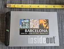 Barcelona InsideOut Pocket Travel Book. Popout Map, 64 Page Guide, and Compass.