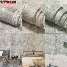 Distressed Stone Wallpaper Concrete Effect Cove Texture Neutral Cream Feature 6X