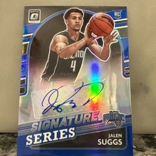 Jalen Suggs /25 2021 Donruss Optic Signature Series Blue Prizm Orlando Magic 💎