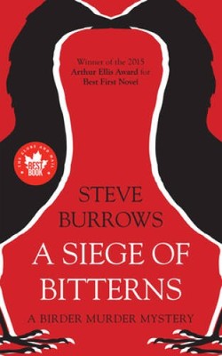 A Siege of Bitterns: A Birder Murder Mystery - Paperback - GOOD