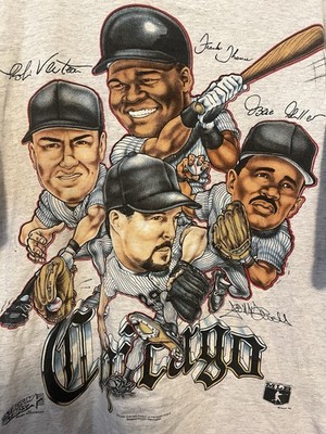 VTG 90s Xplosion 90s Chicago White Sox MLB T-Shirt Caricature Mens