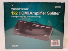 Monoprice 1x2 HDMI Amplifier Splitter MHSP0102B - NEW SEALED
