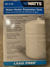 WATTS, 2.1 GALLON, WATER HEATER EXPANSION TANK, DET-5-M1, ( NEW )