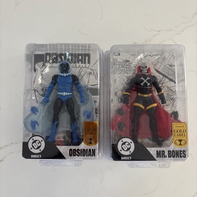 McFarlane Toys DC Page Puncher Mr. Bones & Obsidian with Lithographs IN HAND