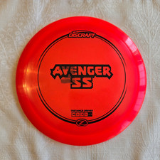 Discraft Z Line Avenger SS 171g Distance Driver Red with Black Stamp