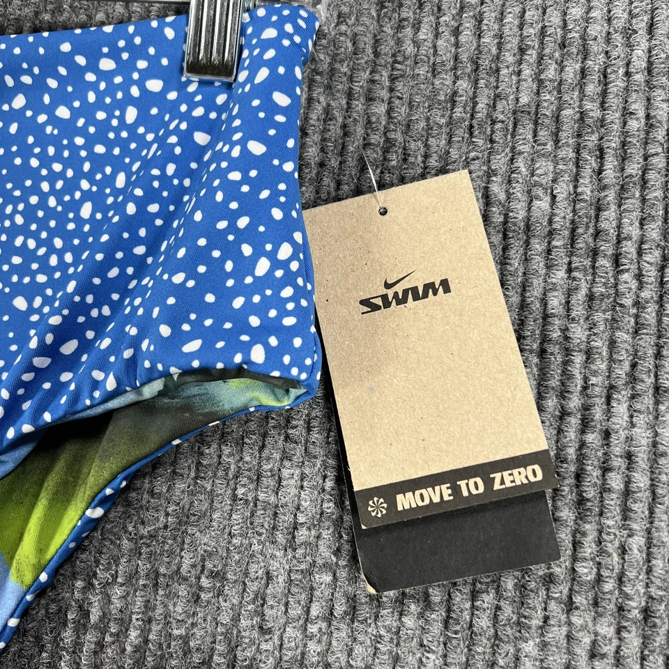 Parte inferior de bikini de natación Nike para mujer mediana reversible cintura alta NESSC320-442 Foto 2 de 4