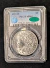 New Listing1921-D Morgan Silver Dollar MS64 PCGS CAC and SIGHT WHITE Brilliant Blast White