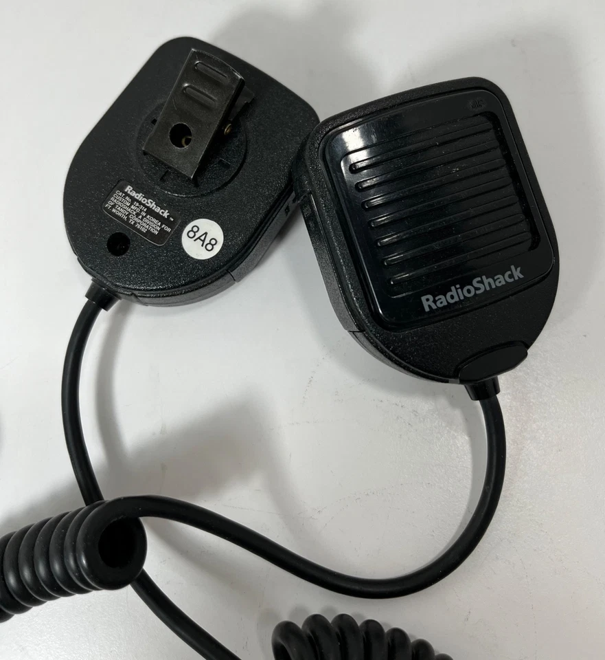 2x Radio Shack Modelo 19-314 Auricular/Micrófono Se Adapta a HTX-202/404 e ICOM Radio Portátil Foto 2 de 4