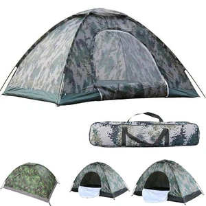 Lightweight Camping Tent 2/3/4 Person Waterproof Family Dome Tent w Carrying Bag