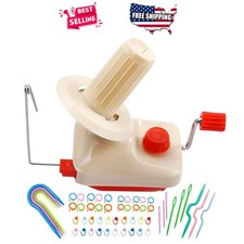Yarn Winder Swift Set Manual Ball Winder 53pcs Kit for Knitting Crocheting Tools