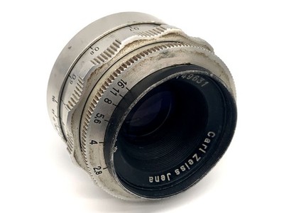 Carl Zeiss Jena Q1 Tessar 12 Blades 50mm 1:2.8 Objektiv Festbrennweite (M42)