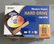 Western Digital Hard Drive WD800JBRTL 7200 RPM 8 MB Cache 80 Gigabytes- NEW NIP