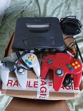 Nintendo 64 Console & Controllers & Cables Fullt Tested And Working