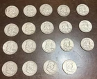 Franklin Half Dollar Lot Of 19 Coins Mixed Dates And Condition