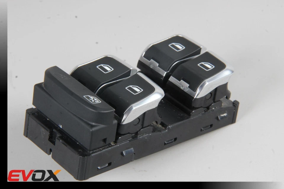 Interruptor de ventana principal del conductor 15-17 AUDI S3 Quattro 8V0959851A OEM Foto 2 de 4