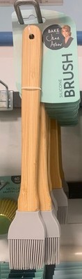 Silikon Gebäck Pinsel Holzgriff Backen BBQ Heften Öl Kochutensilien Pinsel