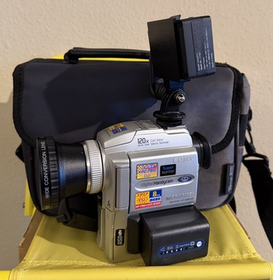 #ad Sony Handycam DCR PC110 Mini DV Tapeless Powerplay Wide Angle W Nightshot ✅ $329.99