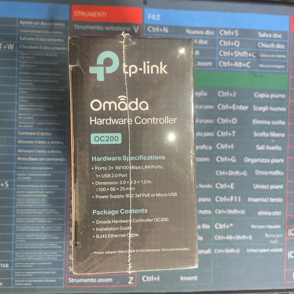 TP-Link OC200 Omada 10/100Mbps Switch di Rete Wi-Fi - Nero - Immagine 2 di 4