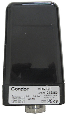 Condor Druckschalter MDR 5/5    1/2''   für  230 und 400 Volt
