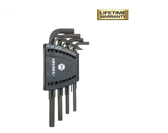 Husky Long Arm Hex Key Set, SAE (13-Piece) Hand Tool HLAHKS13PC-06 - Image 3 of 3