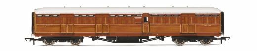 Hornby R40456 LNER Gresley Corridor Teak Coach Passenger Brake Coach OO Gauge