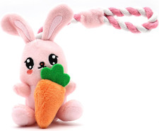 Baby Tails - Gioco Con Corda per Cani in Stile Coniglio, per Cuccioli E Cani Tag