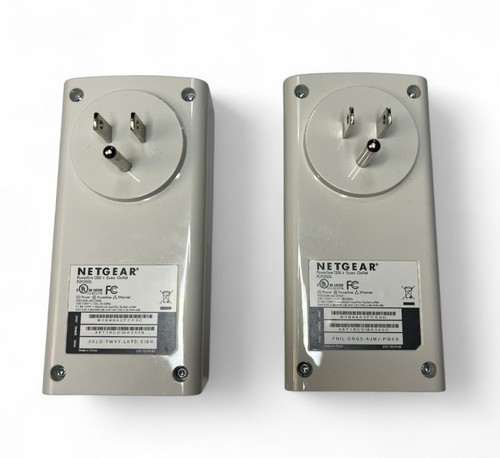 2 x NETGEAR Powerline 1200+ Extra Outlet PLP1200S Ethernet Extender TESTED - Picture 3 of 7