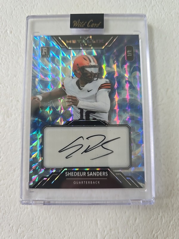 Shedeur Sanders 1/1 RC Metallix Auto