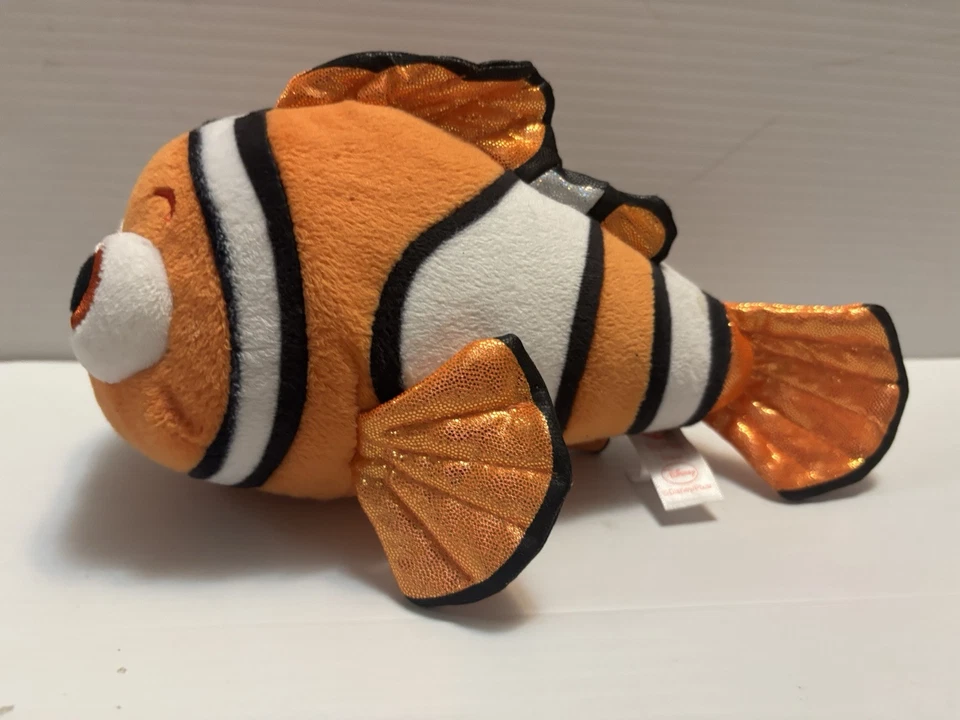 Ty Beanie Babies Disney SPARKLE NEMO 6" Beanbag Plush Stuffed Toy Fast Shipping - Image 2 of 4
