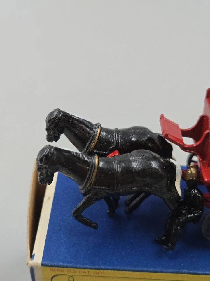 Vintage Matchbox Lesney Models Of Yesteryear Y-4 Shand Mason Horse Drawn Fire... - Image 2 of 4