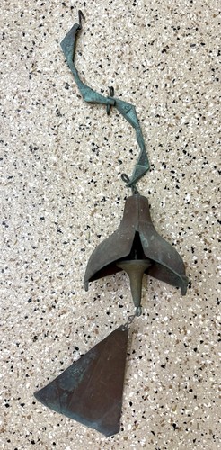Vintage Paolo Soleri Bronze Bell Wind Chime w/ Signature Mark