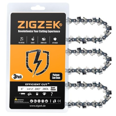 6'' Chainsaw Chain Replace For Milwaukee 2527-20 M12 FUEL, Kobalt KPS1024A-03,...