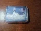 SWAN | 1oz .999 Silver Bar | 1976 HAMILTON MINT AMERICAN WILDLIFE COLLECTION