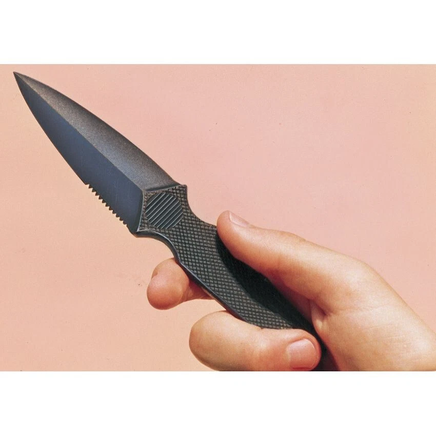 Cuchillo fijo daga Lansky LKNFE 3,5" negro construcción sintética de una pieza Foto 2 de 2