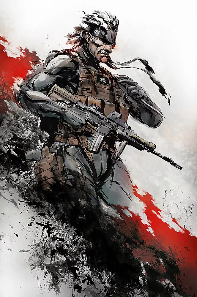 Metal Gear Solid 4 Poster Poster for Sale by PFCpatrickC